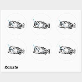 HOOKED RONDE STICKER