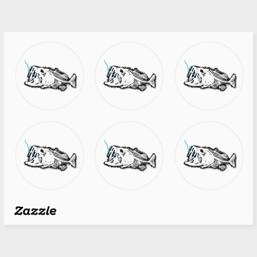 HOOKED RONDE STICKER (Vel)