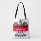 Hookes on Polkas Shoulder Tote Bag (Voorkant)