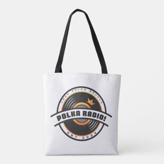 Hookes on Polkas Shoulder Tote Bag (Achterkant)