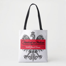 Hookes on Polkas Shoulder Tote Tote Bag