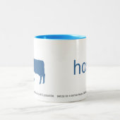 Hookii Muuuug Tweekleurige Koffiemok (Center)