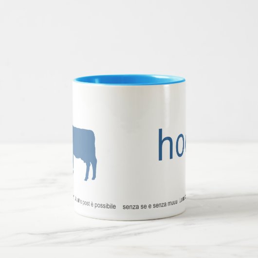 Hookii Muuuug Tweekleurige Koffiemok (Center)