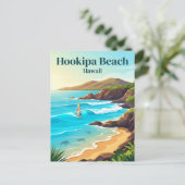 Hookipa Beach Hawaï Briefkaart (Staand voorkant)