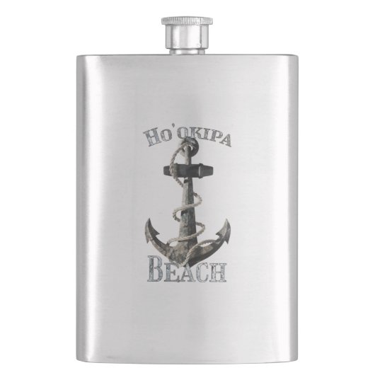 Ho'okipa Beach Hawaii Vacation Nautical Anchor Sai Flacon (Voorkant)