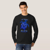 Ho'okipa Beach Hawaii Vacation Tribal Turtle T-shirt (Voorkant volledig)