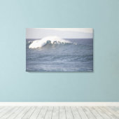 Hookipa Beach Park, Noordkust van Maui, Canvas Afdruk (Insitu (Houten vloer))