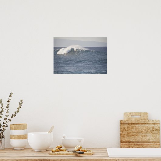Hookipa Beach Park, noordkust van Maui, Poster (Keuken)