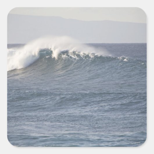 Hookipa Beach Park, Noordkust van Maui, Vierkante Sticker (Voorkant)