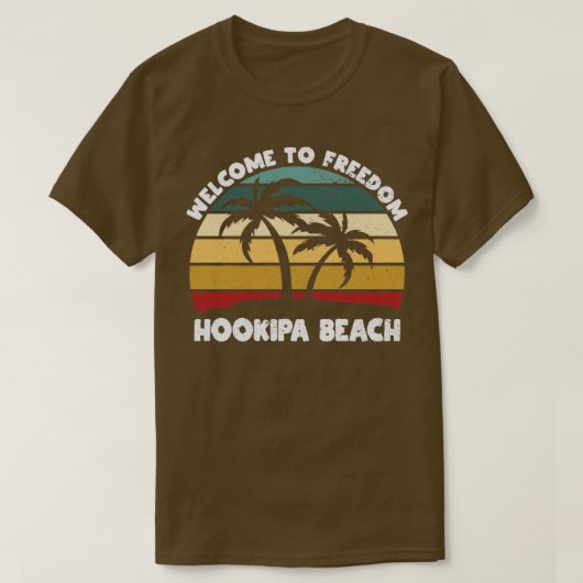 Hookipa Beach Welkom in Summer Hawaii Tropical T-shirt (Design voorkant)