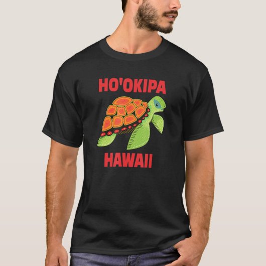 Hookipa Hawaii Zee Schildpad T-shirt (Voorkant)