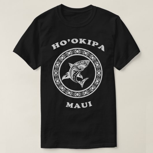Hookipa Maui Retro Tribal T-shirt (Design voorkant)