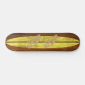 Hookipa Surf Faux Wood Skateboard (Horizontaal)