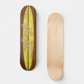 Hookipa Surf Faux Wood Skateboard (Voorkant)