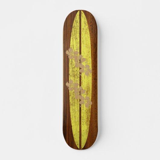 Hookipa Surf Faux Wood Skateboard (Voorkant)