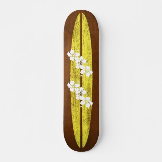 Hookipa Surf Faux Wood Skateboard (Voorkant)