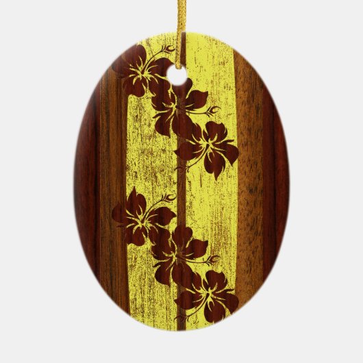 Hookipa  Surfboard Ornament (Voorkant)