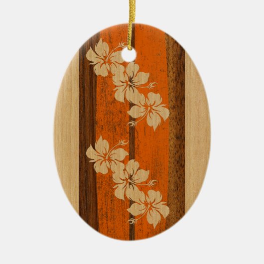 Hookipa  Surfboard Ornament (Voorkant)