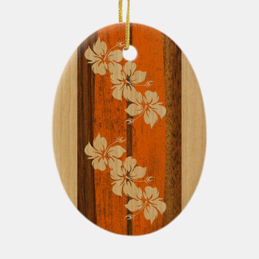 Hookipa  Surfboard Ornament (Achterkant)