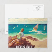 hookipa windsurfing briefkaart (Voorkant / Achterkant)