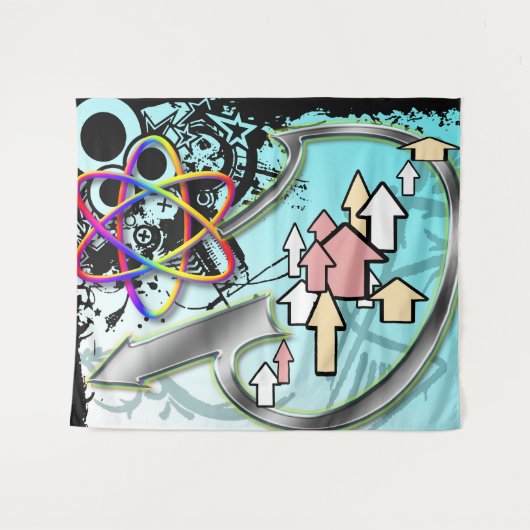 Hooks #1 Tapestry Wandkleed (Voorkant (horizontaal))