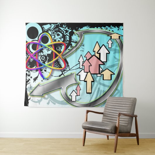 Hooks #1 Tapestry Wandkleed (In Situ (horizontaal))