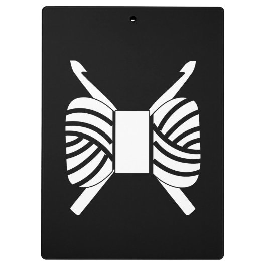 Hooks en gehaakte geweren {Donker} Klembord (Achterkant)