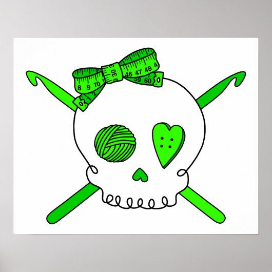 Hooks (Lime Green) Poster (Voorkant)