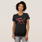 Hooks (rood - donkere versie) t-shirt (Voorkant volledig)