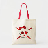 Hooks (rood) tote bag (Voorkant)