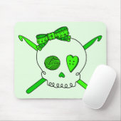 Hooks voor de schedel en de hak van de hak (groene muismat (Met muis)