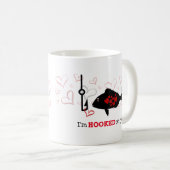 Hookt op je hart en visse Valentijnsdag Koffiemok (Voorkant rechts)