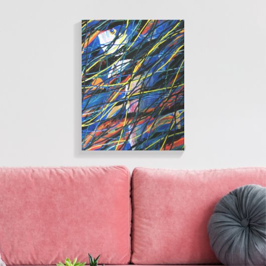 Hooky van school canvas afdruk (Insitu (Woonkamer))