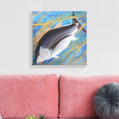 Hooky van school canvas afdruk (Insitu (Woonkamer))