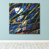 Hooky van school canvas afdruk (Insitu (Houten vloer))