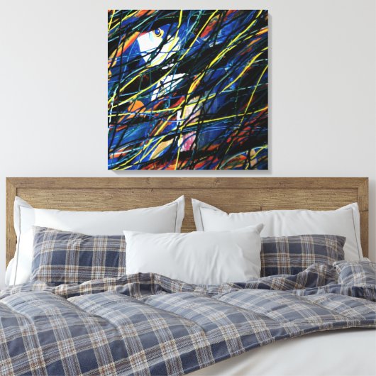 Hooky van school canvas afdruk (Insitu (Slaapkamer))