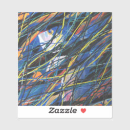 Hooky van school sticker