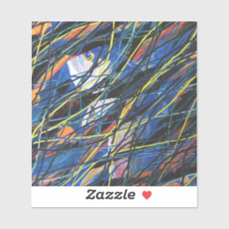 Hooky van school sticker