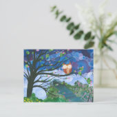Hoolandia (c) 2013 - Owl Seasons Briefkaart (Staand voorkant)