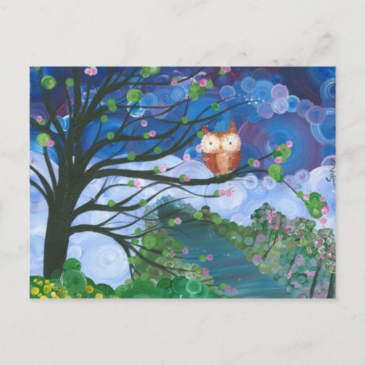 Hoolandia (c) 2013 - Owl Seasons Briefkaart (Voorkant)