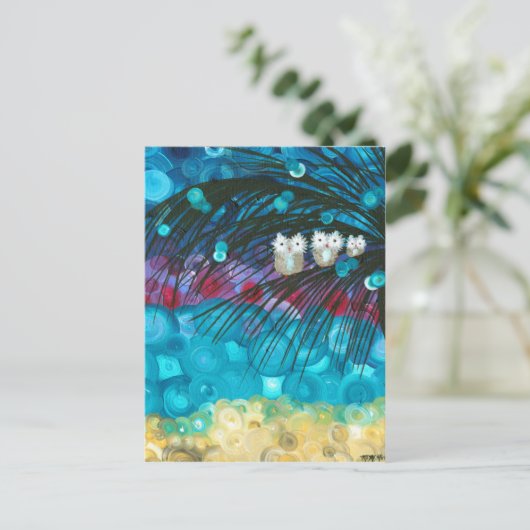 Hoolandia (c) 2013 - serie met ovale expressies briefkaart (Staand voorkant)