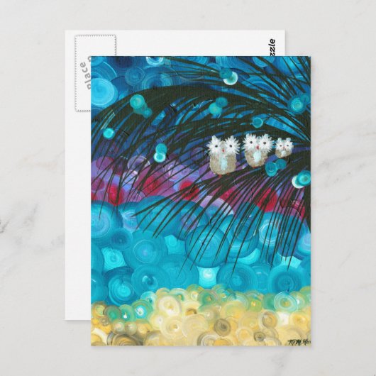 Hoolandia (c) 2013 - serie met ovale expressies briefkaart (Voorkant / Achterkant)