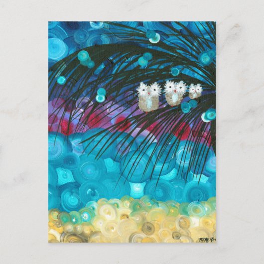 Hoolandia (c) 2013 - serie met ovale expressies briefkaart (Voorkant)