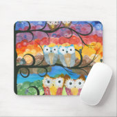 Hoolandia (c) 2013 - serie met ovale expressies muismat (Met muis)