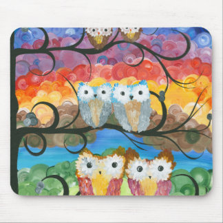 Hoolandia (c) 2013 - serie met ovale expressies muismat