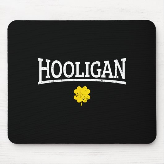 Hooligan Irish St. Patricks Day  Muismat (Voorkant)