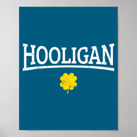 Hooligan Irish St. Patricks Day Poster (Voorkant)