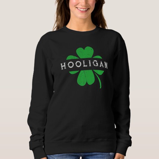 Hooligan Squad St. Patrick's Day Ierse bijpassende Trui (Voorkant)