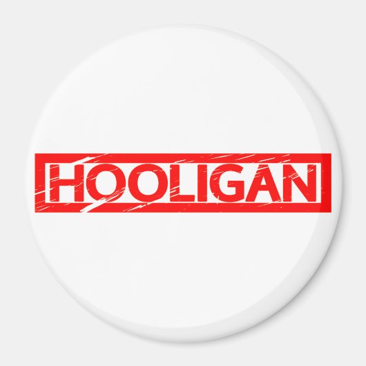 Hooligan Stamp Magneet (Voorkant)