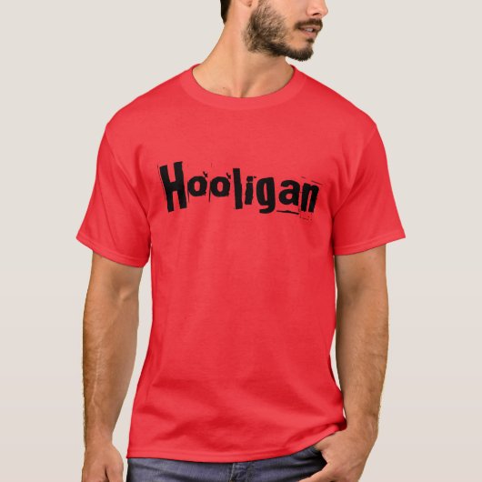 Hooligan-T-shirt T-shirt (Voorkant)